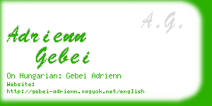 adrienn gebei business card